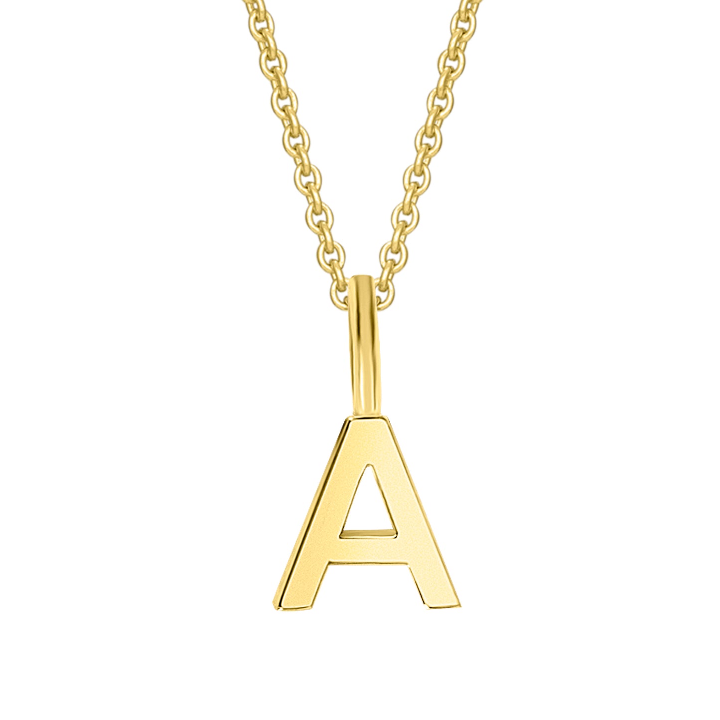 8K Gold | Anhänger Buchstabe A
