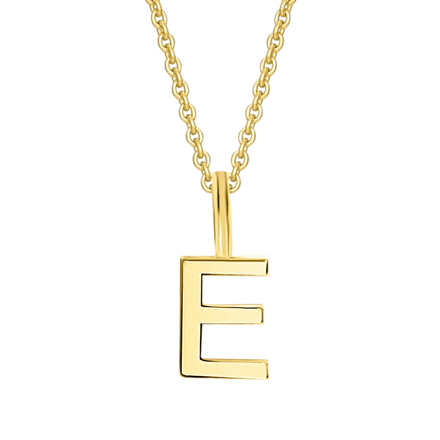 8K Gold | Anhänger Buchstabe E