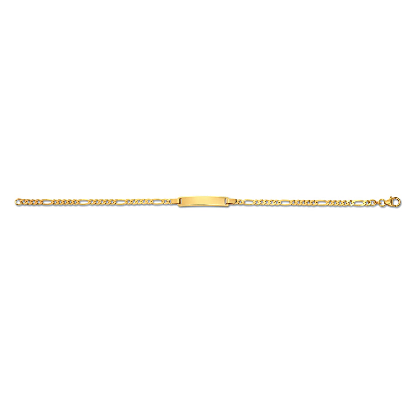8K Gold | ID-Band Figaro 2,90 mm