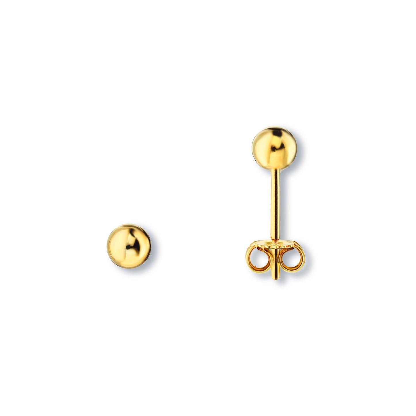 8K Gold | Ohrstecker Kugel Ø 4,0 mm