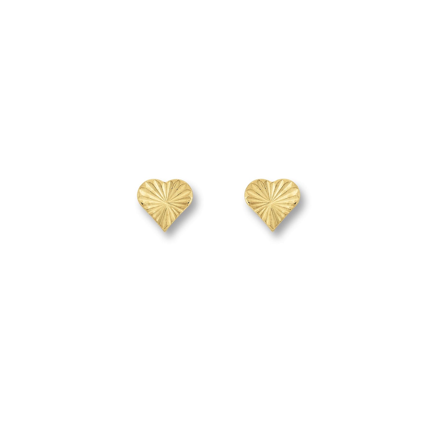 8K Gold | Ohrstecker Herz