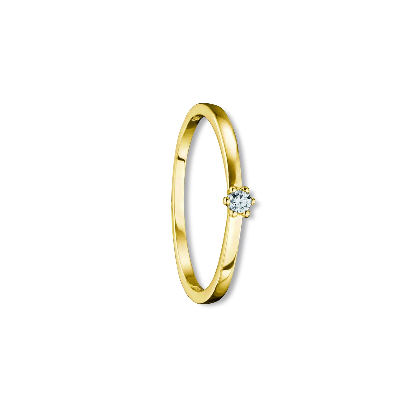 14K Gold | Ring Brillant 0,05ct