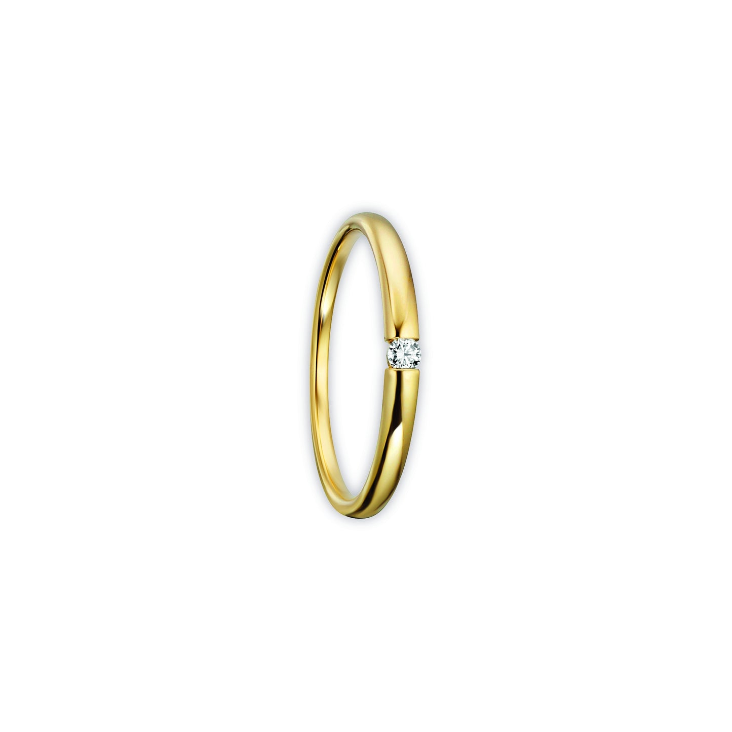 14K Gold | Ring Brillant 0,04ct