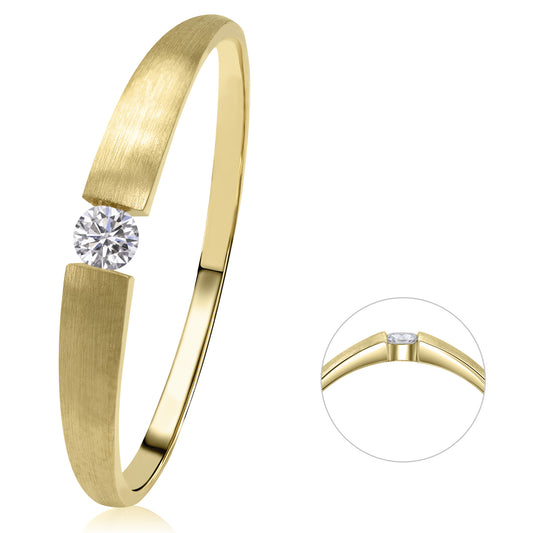 14K Gold | Ring Brillant 0,03ct