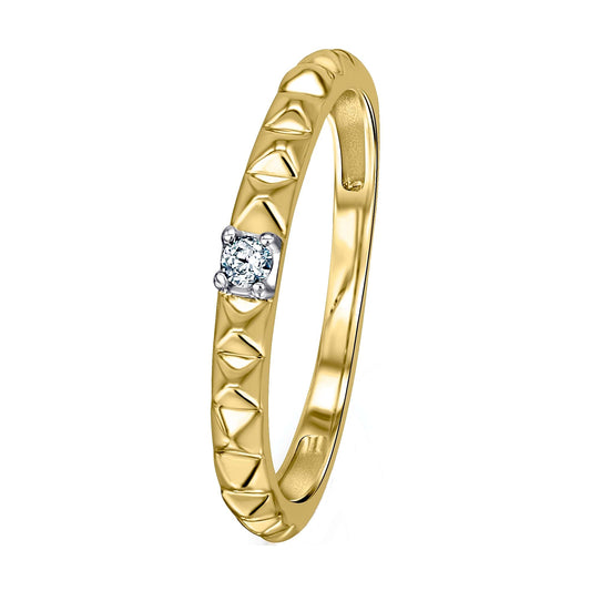 14K Gold | Ring Brillant 0,04ct