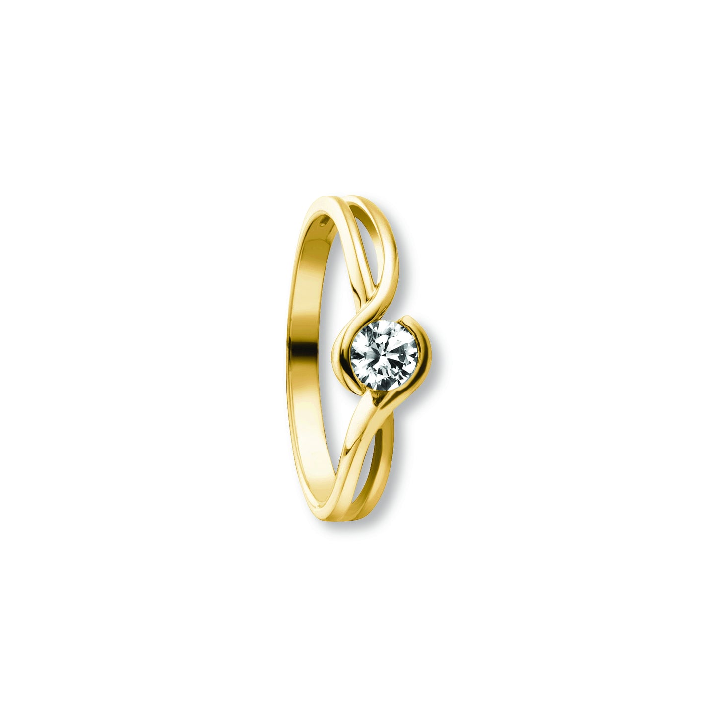8K Gold | Ring Zirkonia