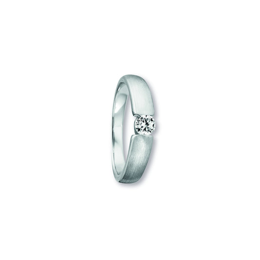 925 Silber | Ring Spannfassung Zirkonia
