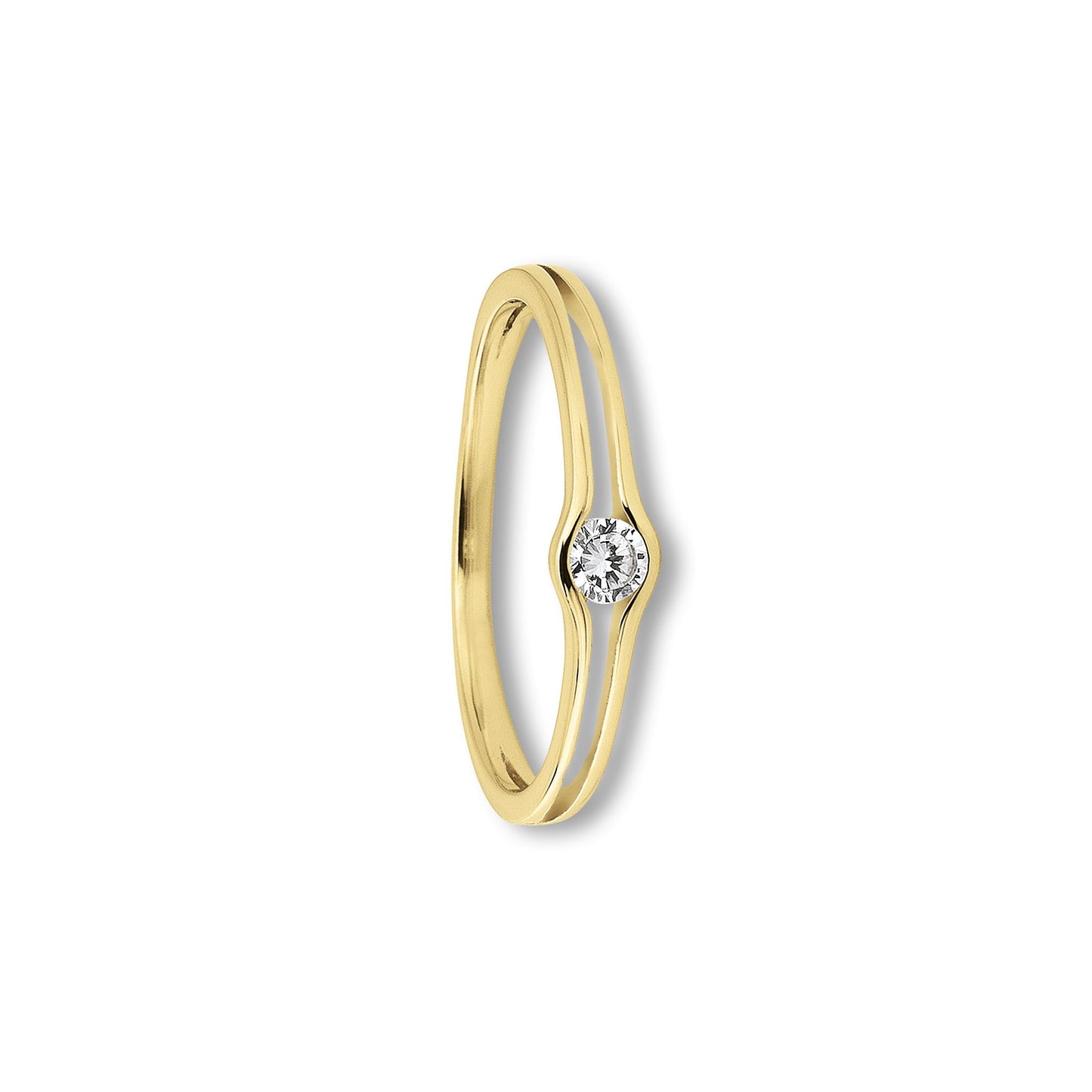 8K Gold | Ring Zirkonia