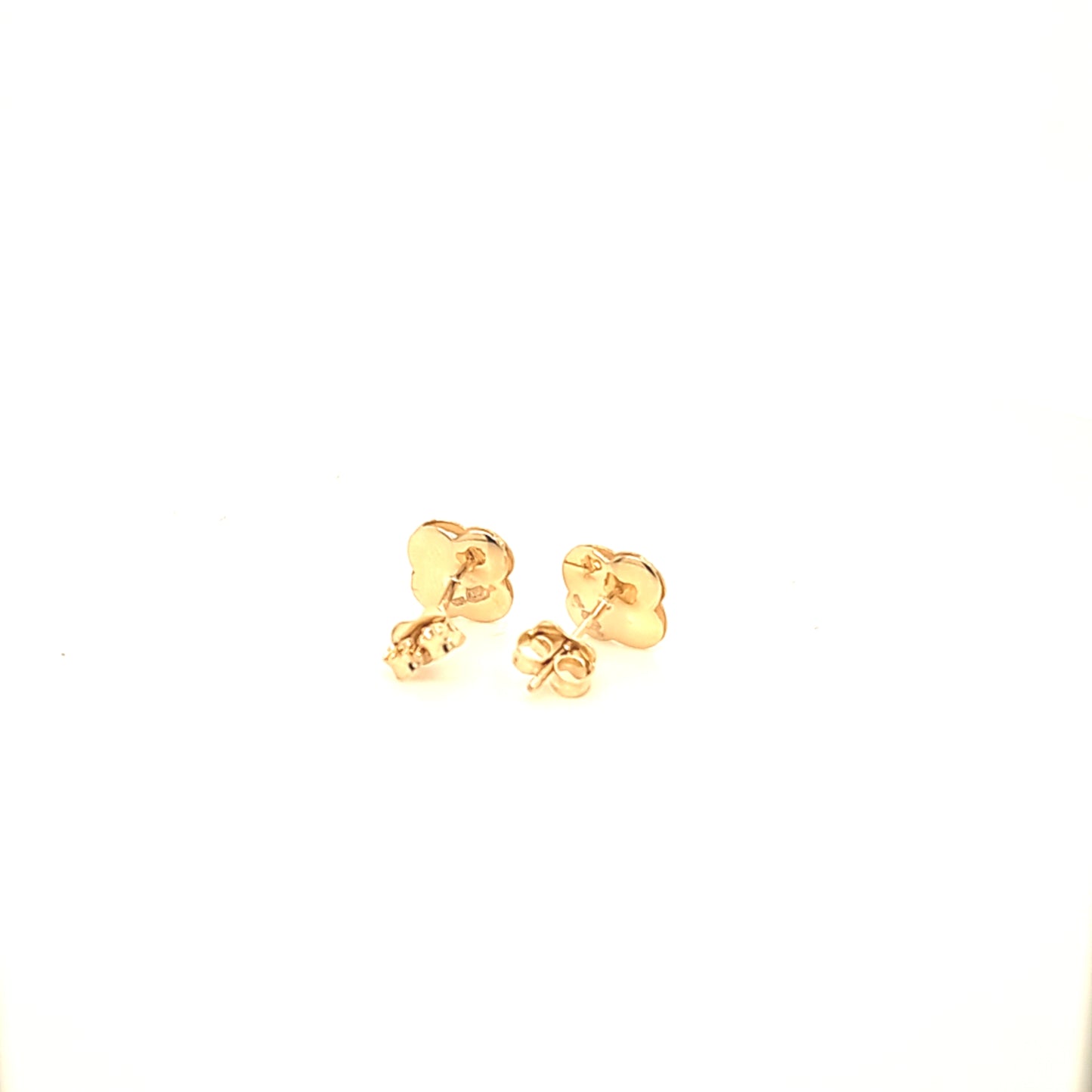 14K Gold | Ohrstecker mit Kleeblatt