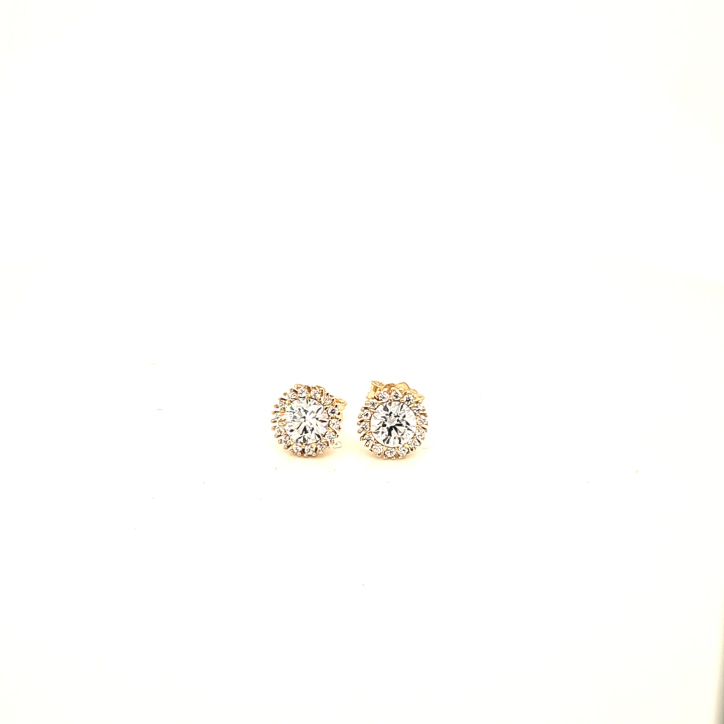 14K Gold | Ohrstecker mit zirkonia