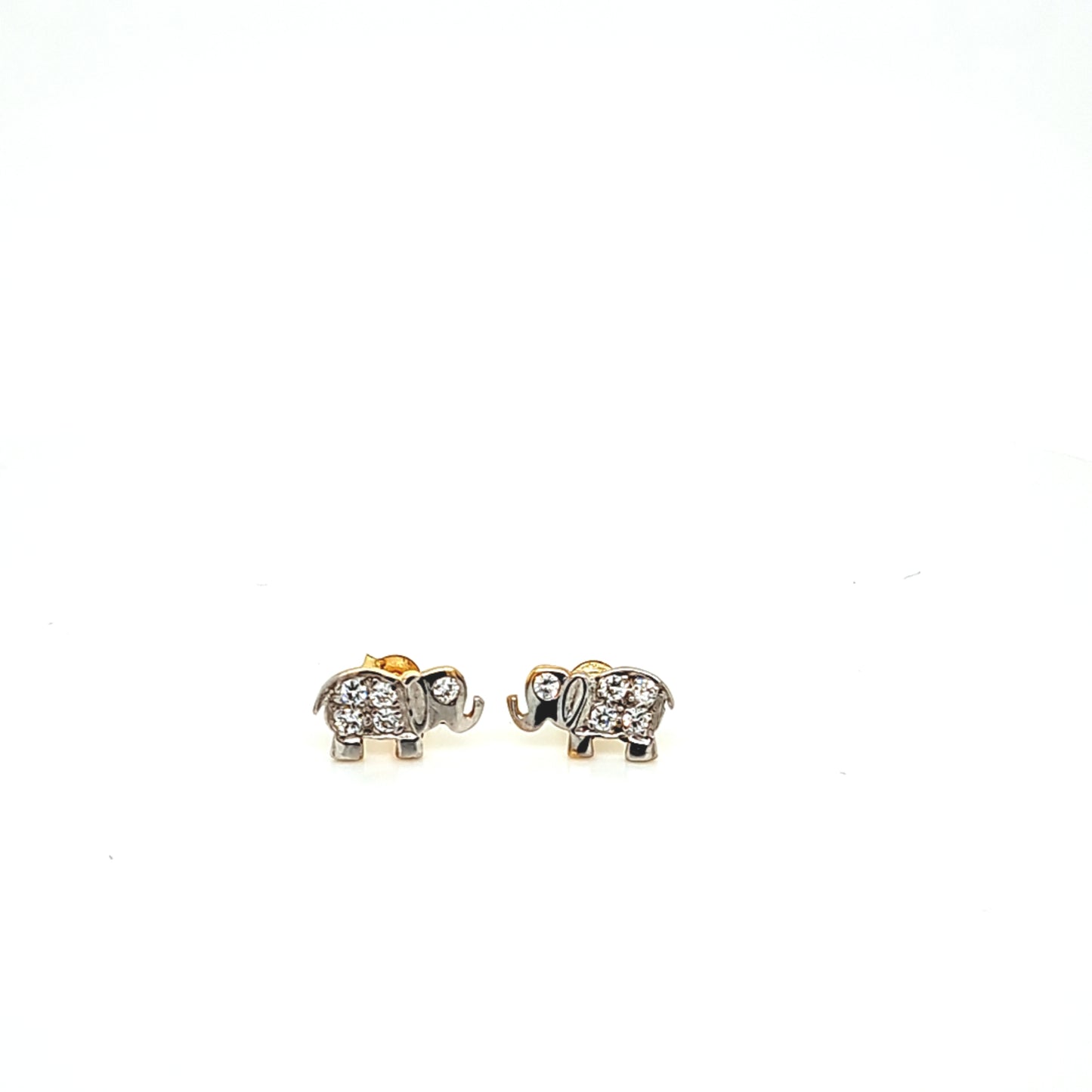 14K Gold | Ohrstecker mit Elefant