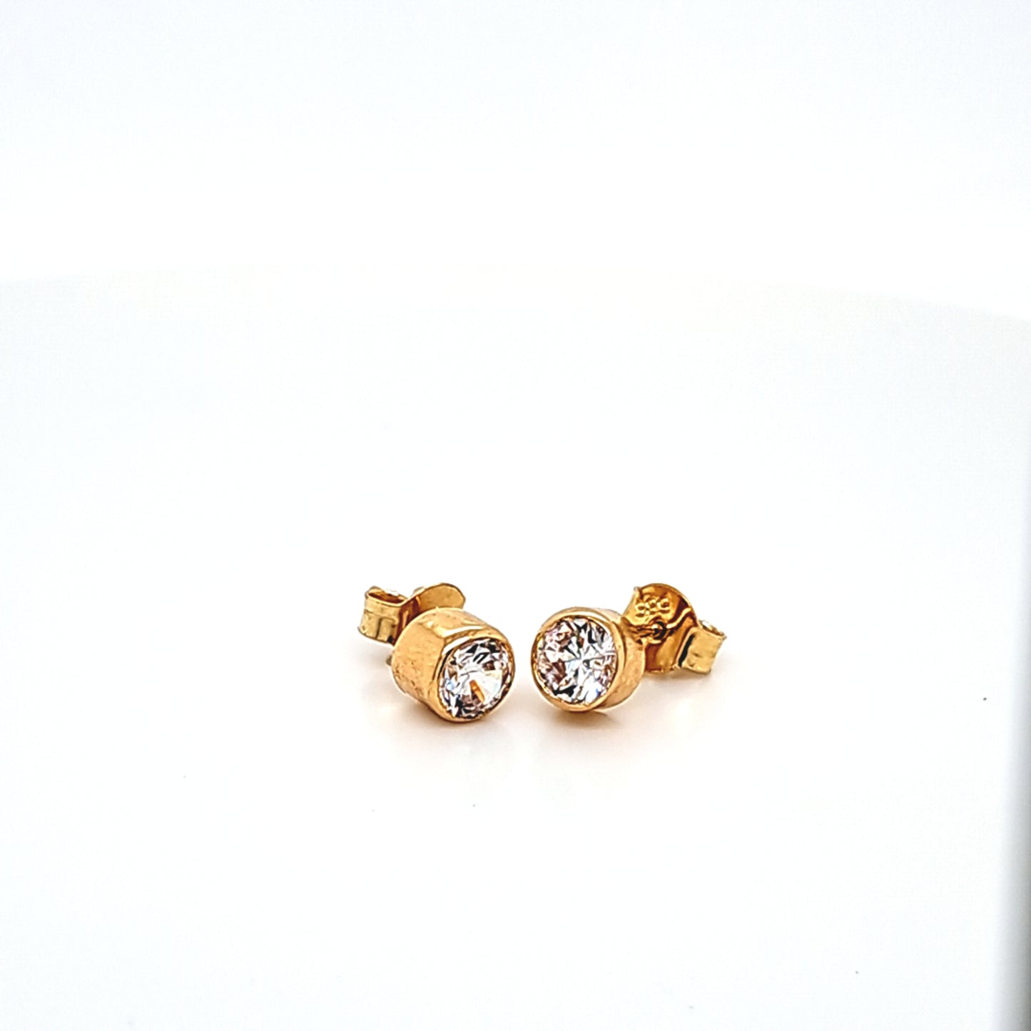 14K Gold | Ohrstecker mit zirkonia