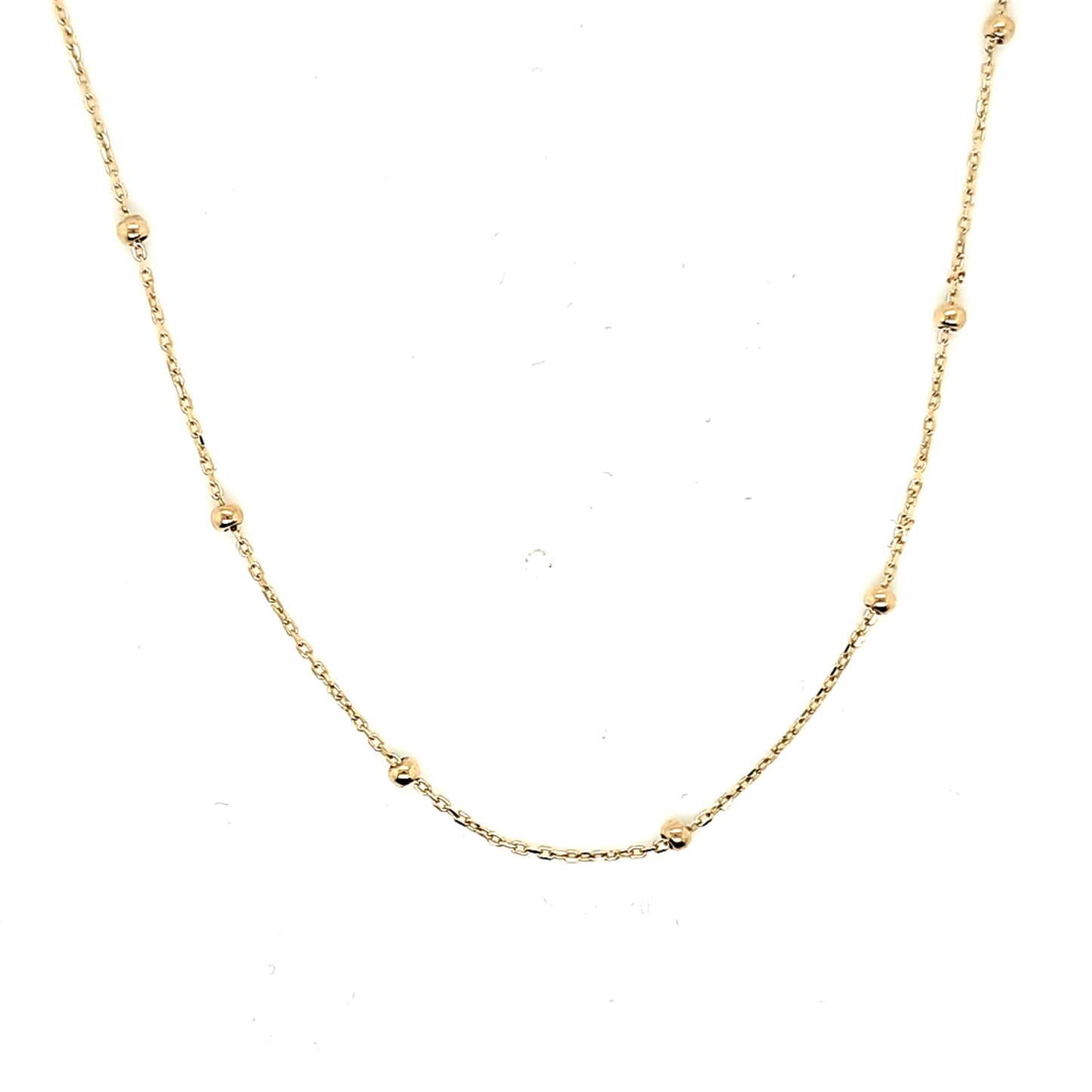 14K Gold | Halskette mit Kügelchen