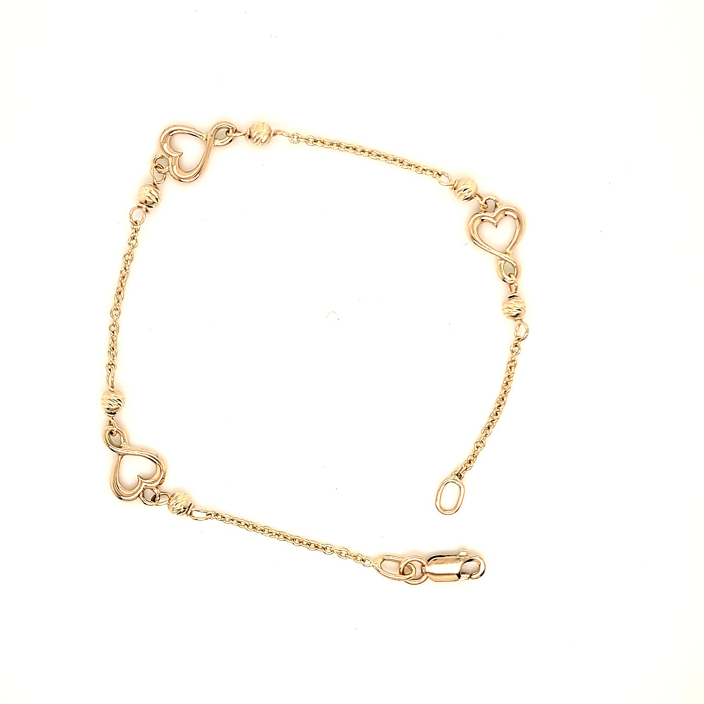 14K Gold | Armband mit Herz
