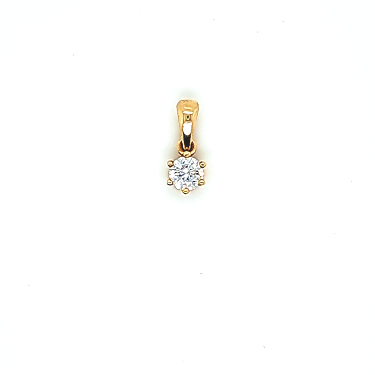 14K Gold | Anhänger mit Zirkonia
