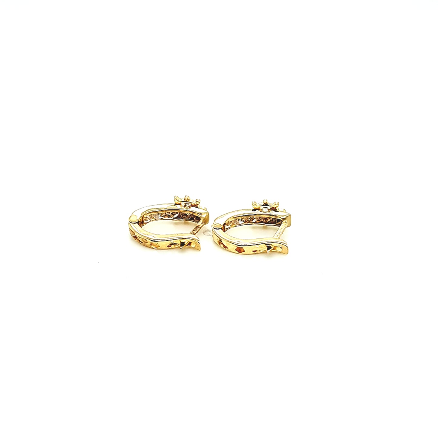 14K Gold | Ohrstecker mit Marienkäfer und Zirkonia