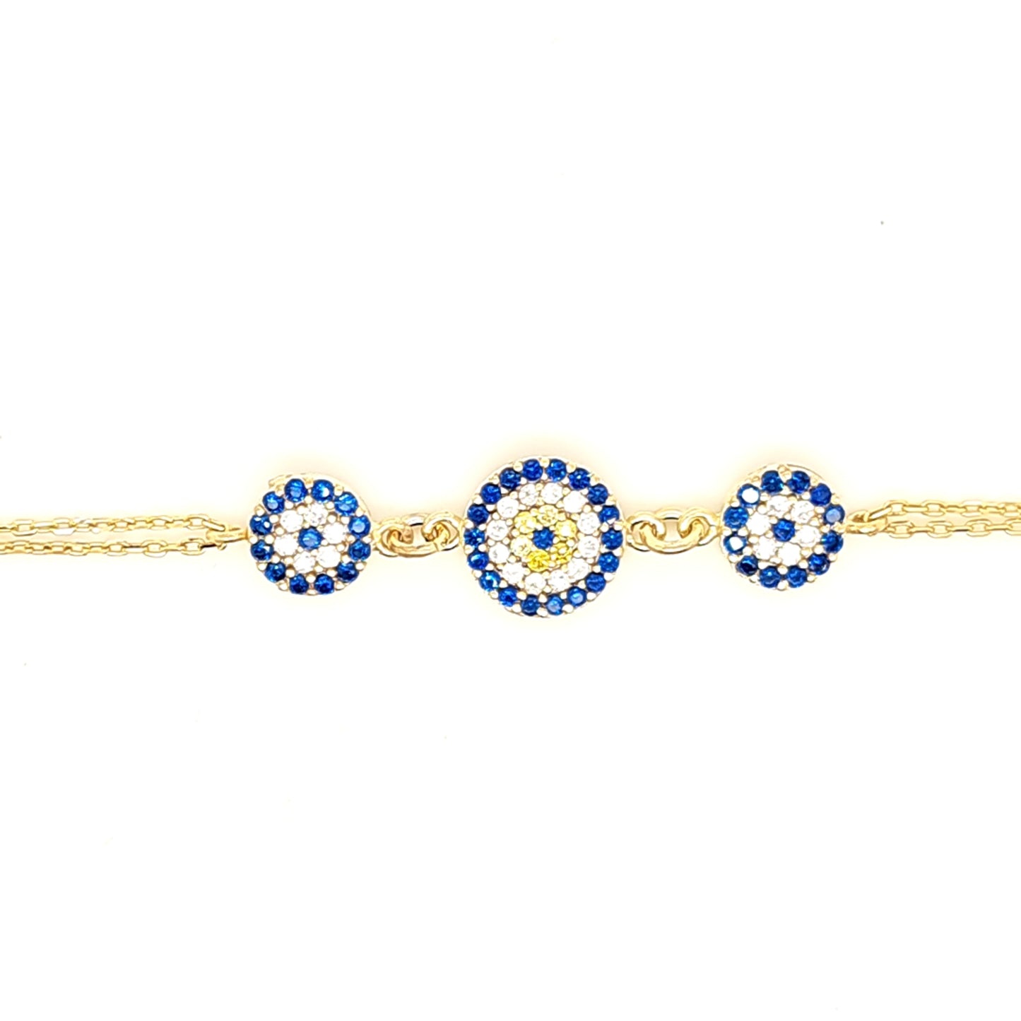 925 Silber | Armband Nazar mit Zirkonia