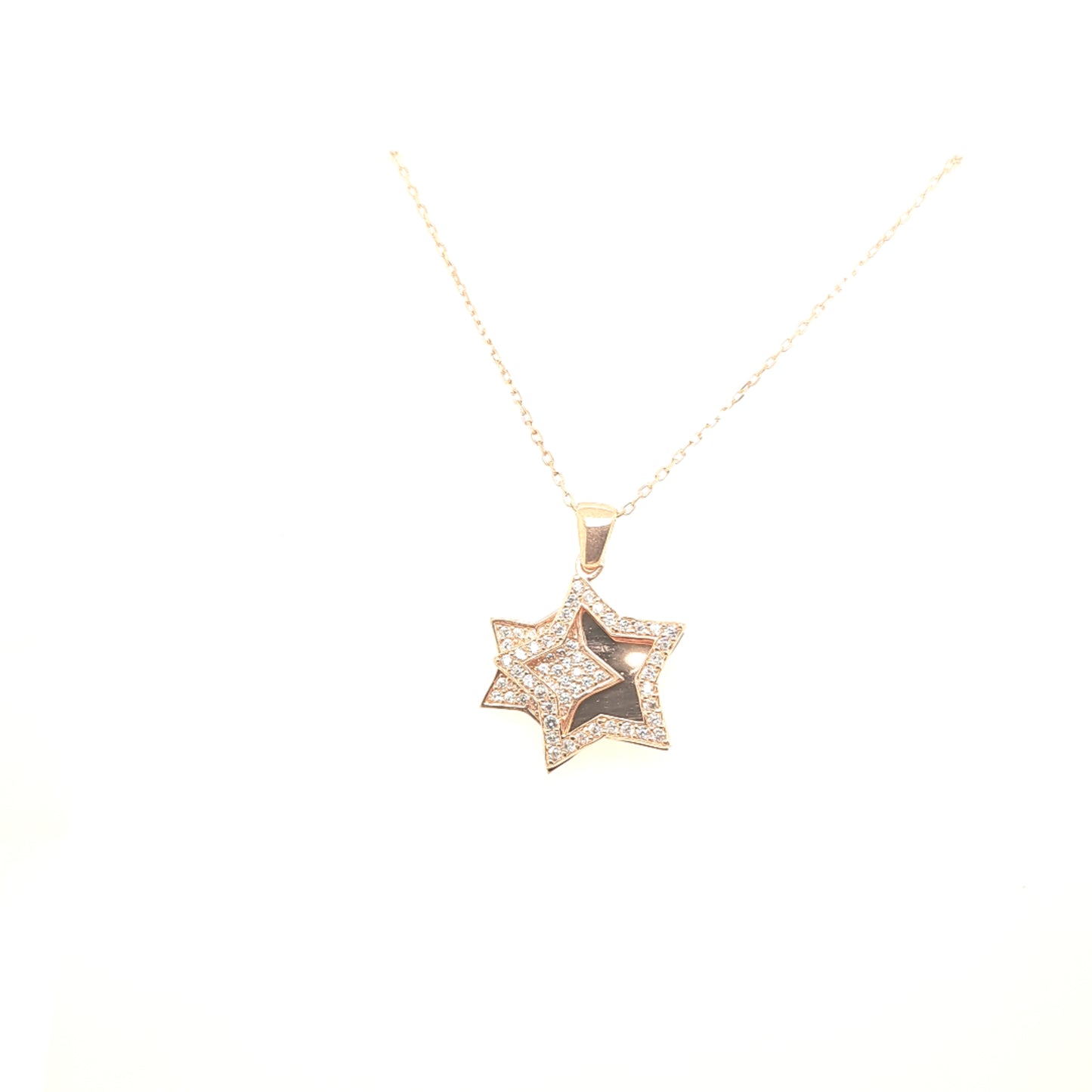 925 Silber | Halskette Stern