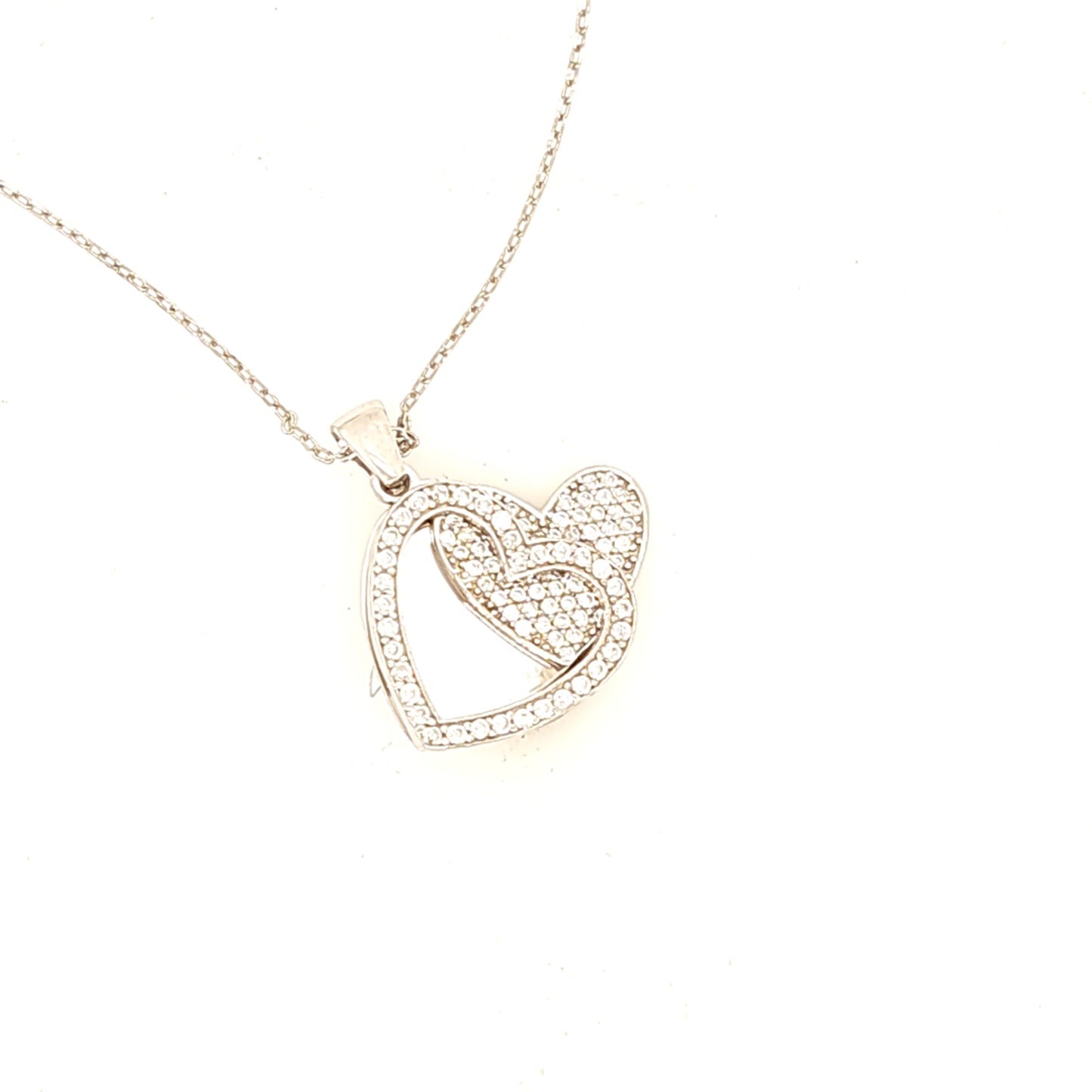925 Silber | Halskette Herz mit Zirkonia