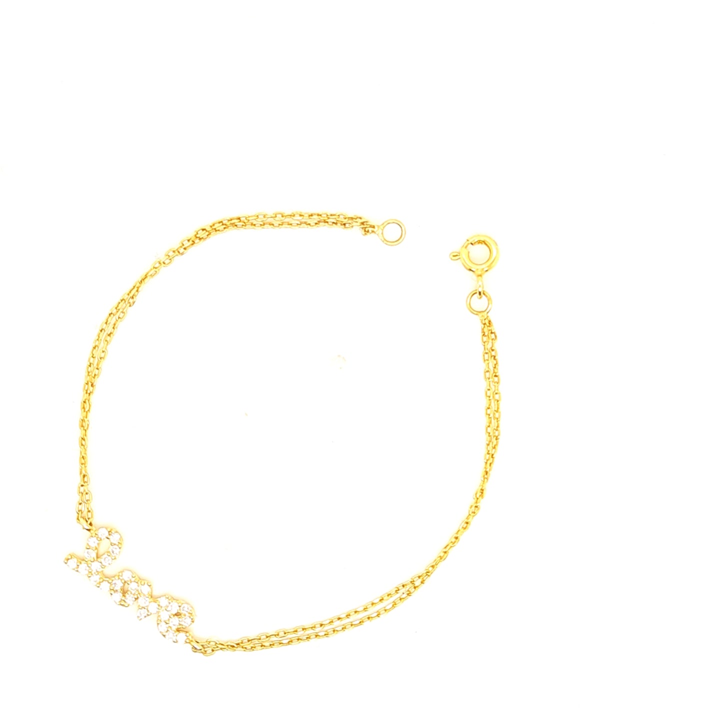 925 Silber | Armband Love mit Zirkonia