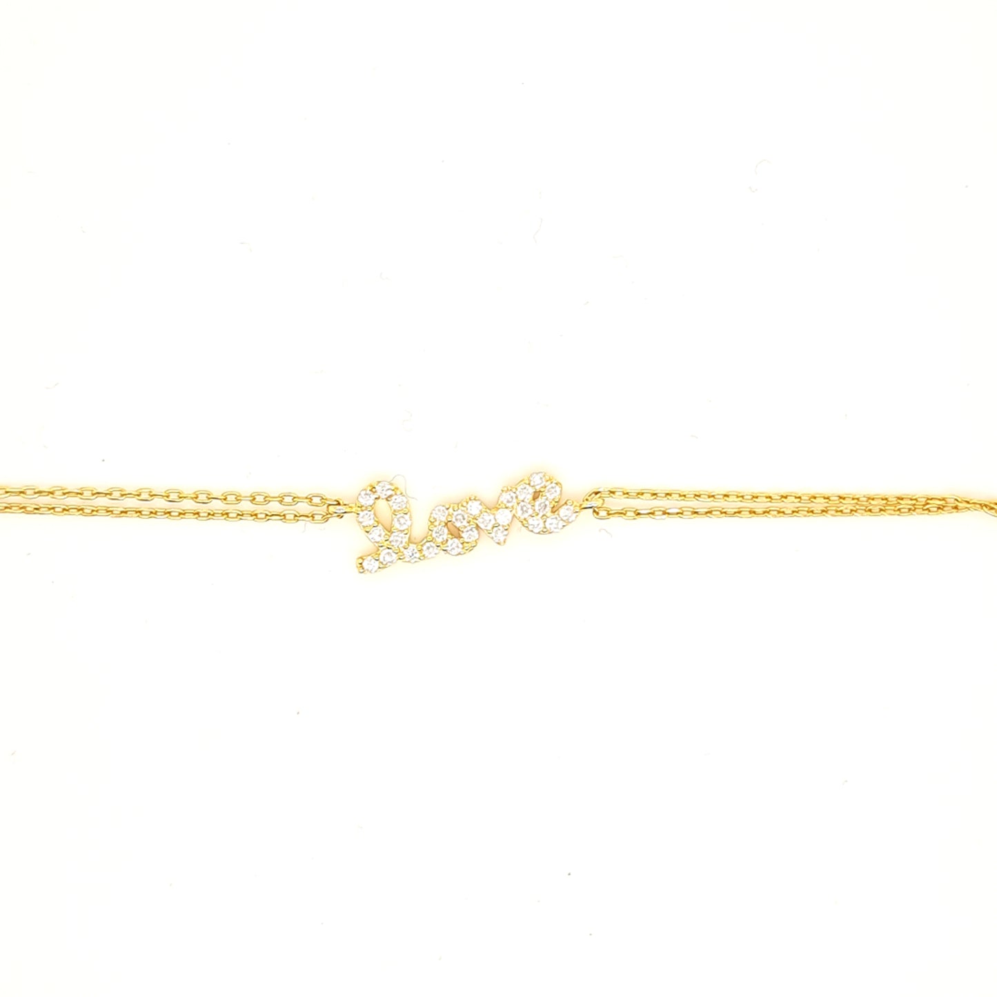 925 Silber | Armband Love mit Zirkonia