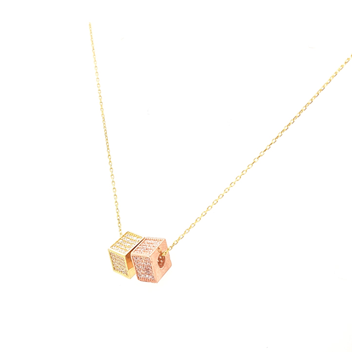 925 Silber | Halskette Kugel mit Zirkonia