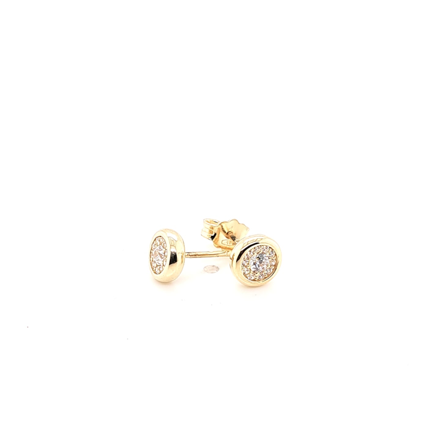 14K Gold | Ohrstecker mit Zirkonia