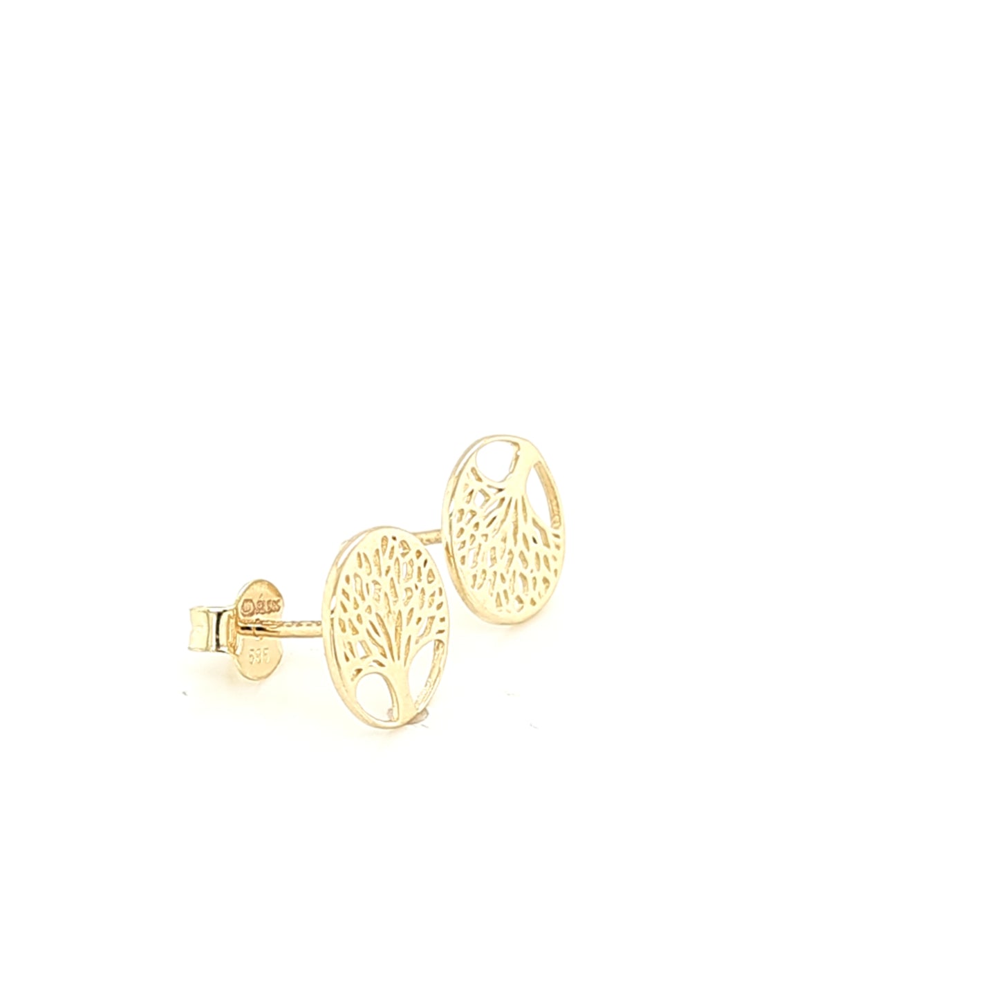 14K Gold | Ohrstecker mit LebensBaum