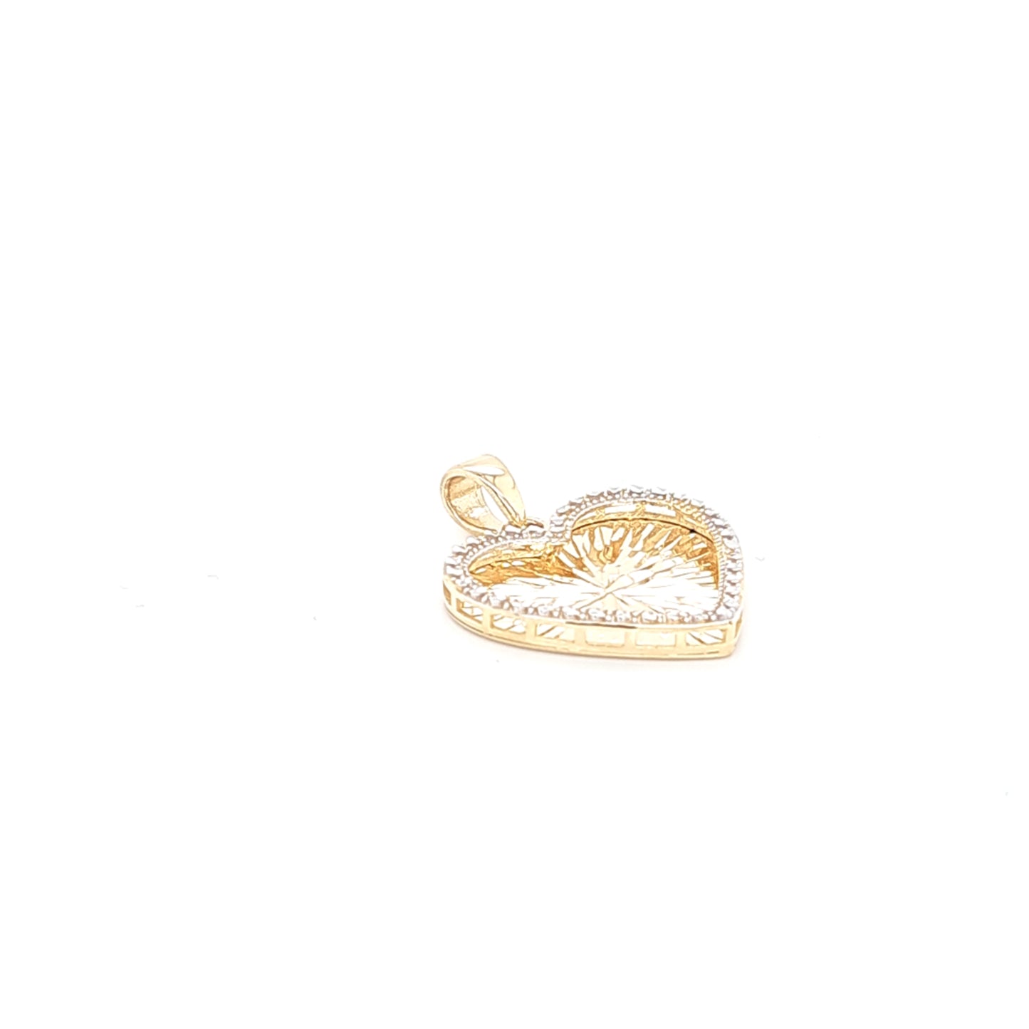 14K Gold | Anhänge Herz mit Zirkonia