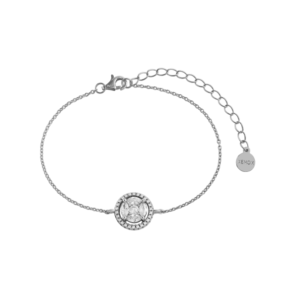 925 Silber |  Armbänder SILVER CIRCLE HALO XENOX