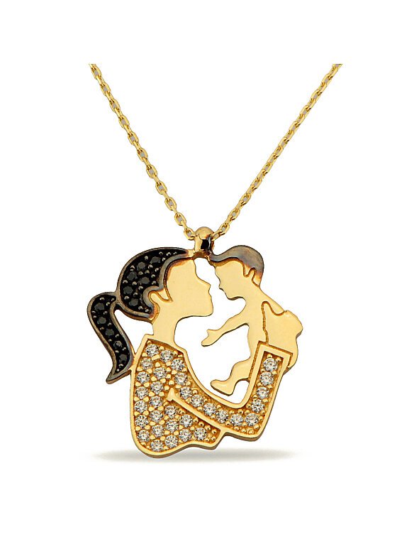 14K Gold | Halskette mit Mutter K1397
