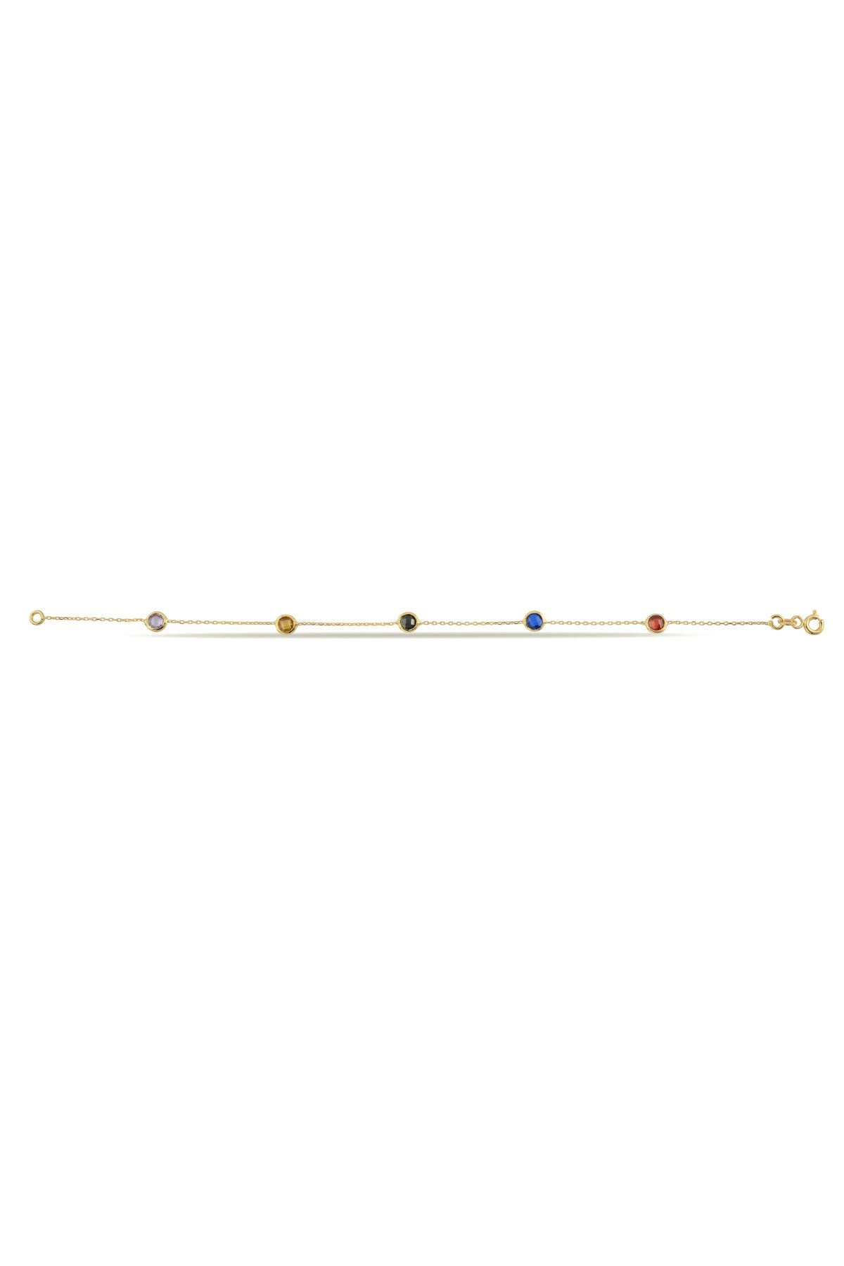 14K Gold | Armband mit Zirkonia BLK0068