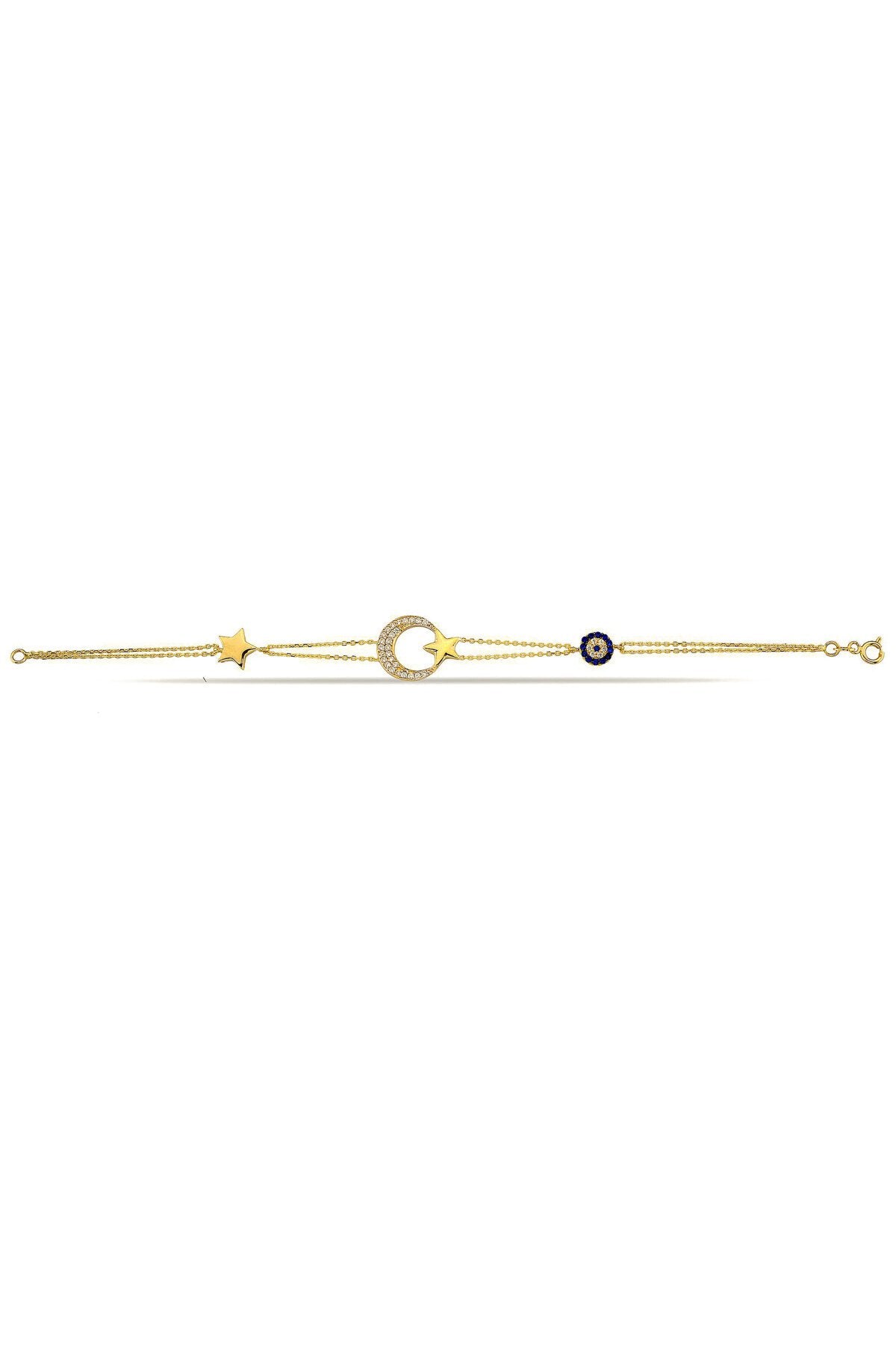 14K Gold | Armband mit Türkiye Ay Yildiz BLK0137
