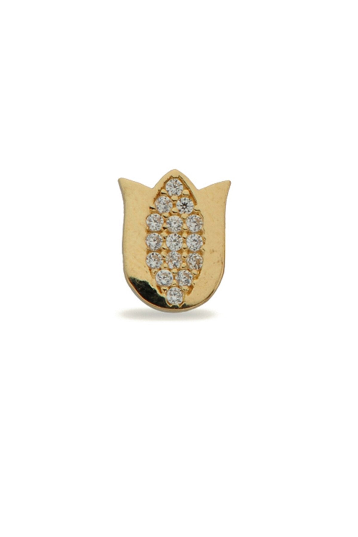 14K Gold | Ohrstecker mit Tulpe KP0263A