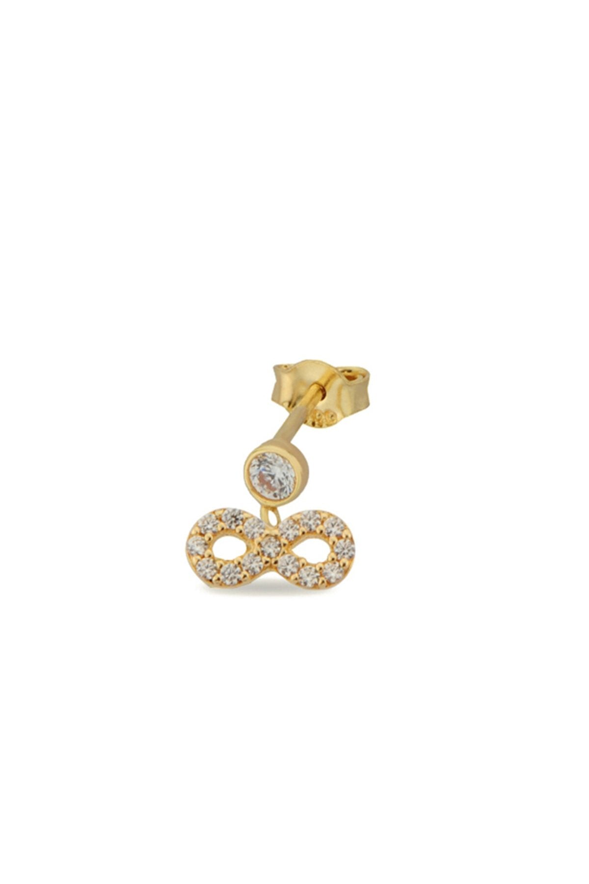 14K Gold | Ohrstecker mit Infinity KP0333B