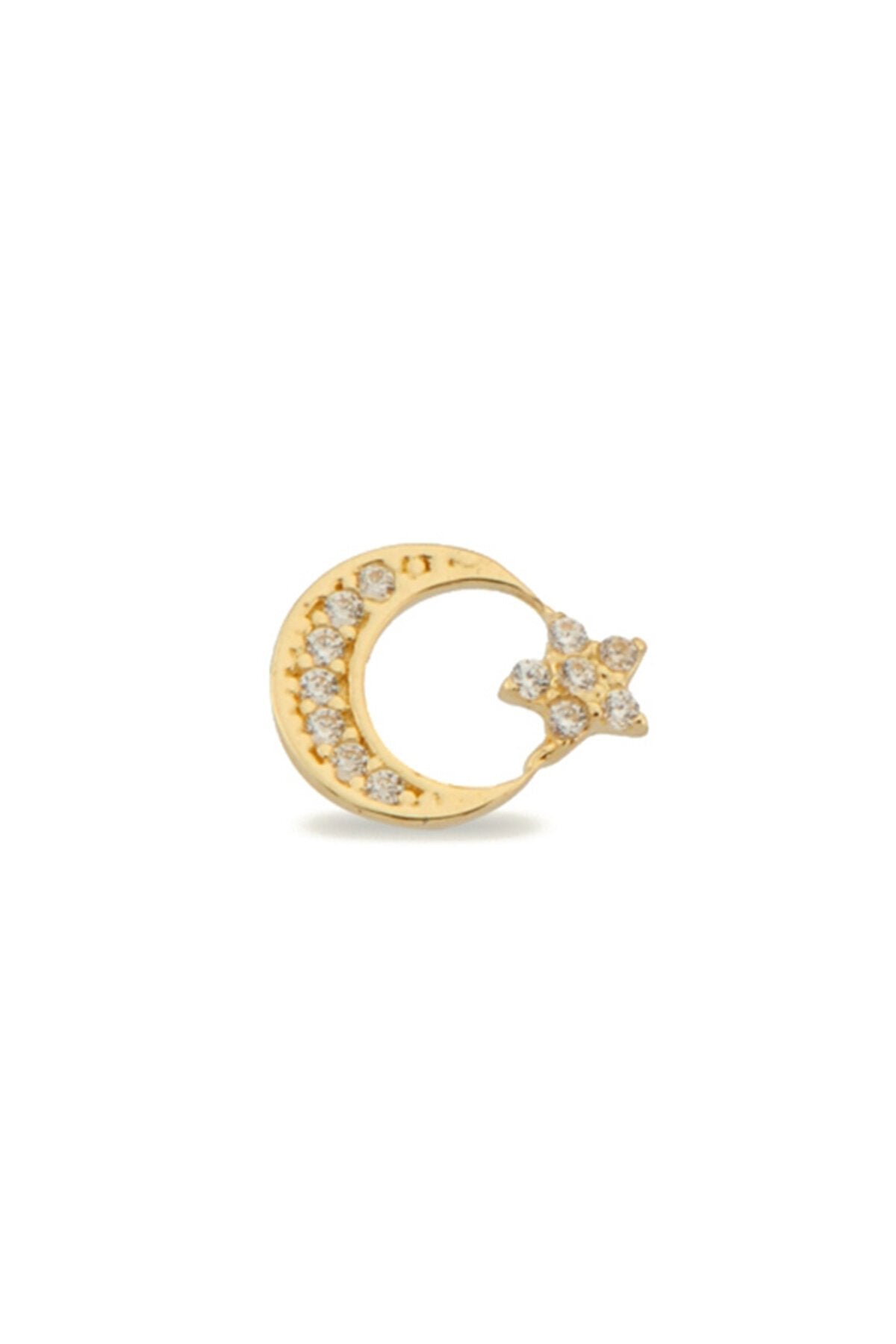 14K Gold | Ohrstecker mit Ay Yildiz Türkiye KP0338A