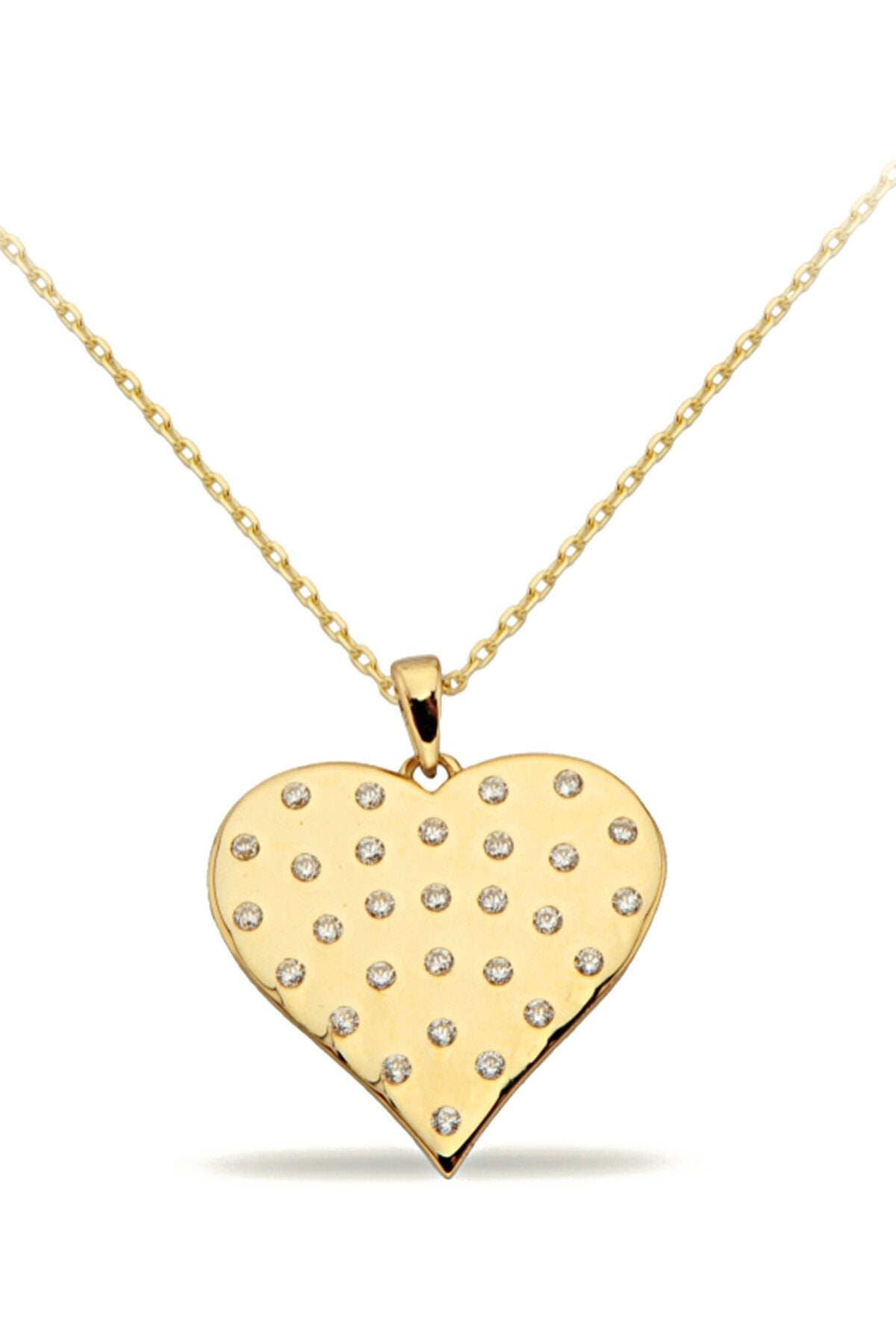 14K Gold | Halskette mit Herz K2878