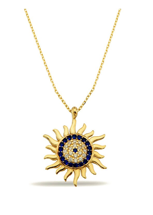 14K Gold | Halskette mit Creole K1127B