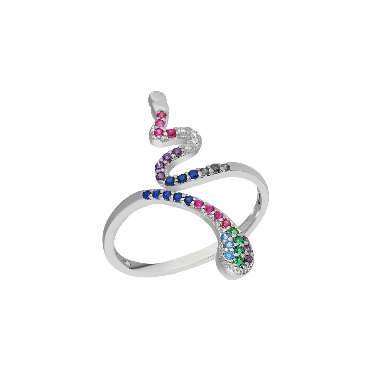 Colorfull Snake Ring (7165570842669)