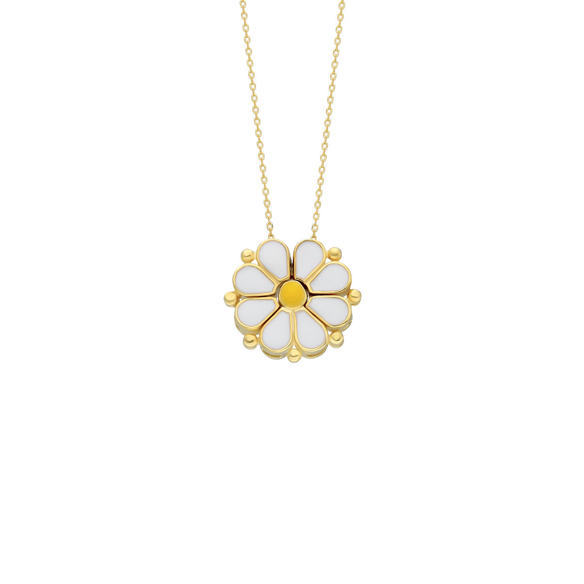 Colorfull Magnet Daisy Halskette (7153014210605)