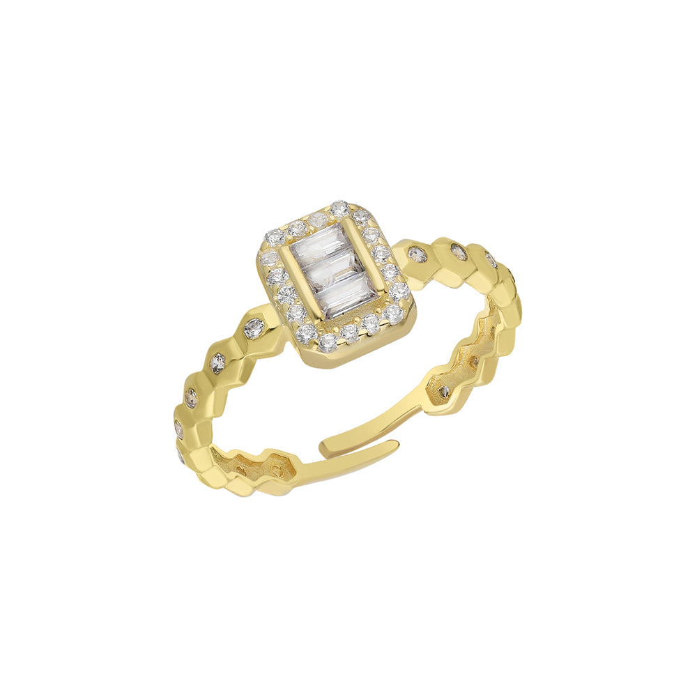 Ball Baguette Ring (8048574988590)