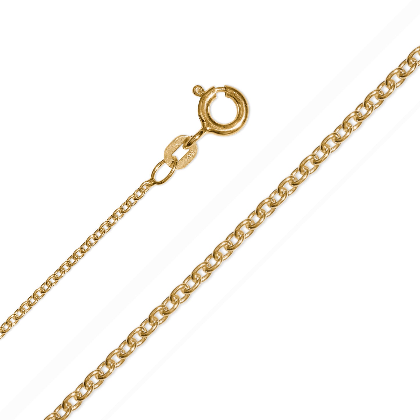 8K Gold | Rundanker 0,80 mm - 2,00 mm