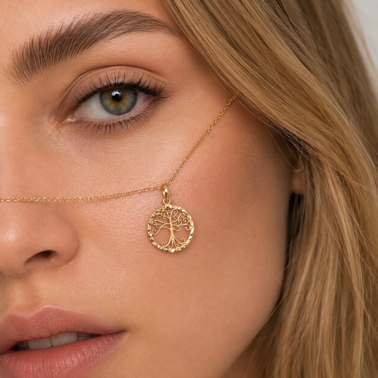 14K Gold | Anhänger Lebensbaum A082