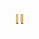 14K Gold | Ohrstecker Rechteck Design O084