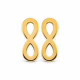 14K Gold | Ohrstecker Infinity Design O072