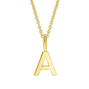 8K Gold | Anhänger Buchstabe