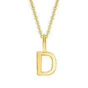 8K Gold | Anhänger Buchstabe