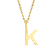 8K Gold | Anhänger Buchstabe