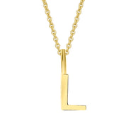 8K Gold | Anhänger Buchstabe
