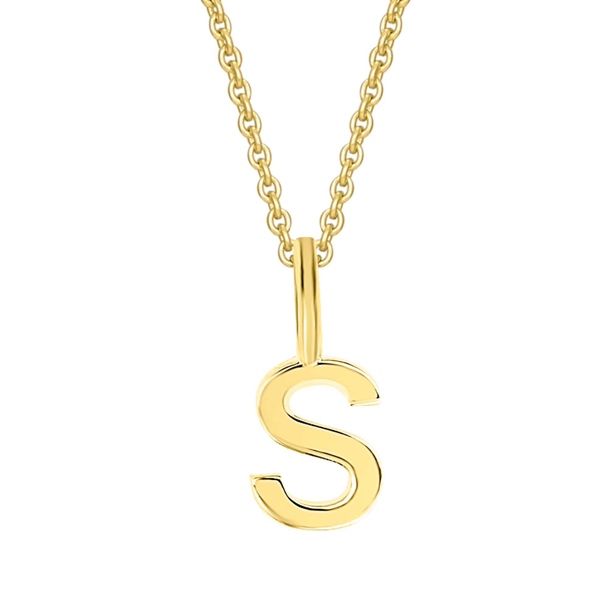 8K Gold | Anhänger Buchstabe